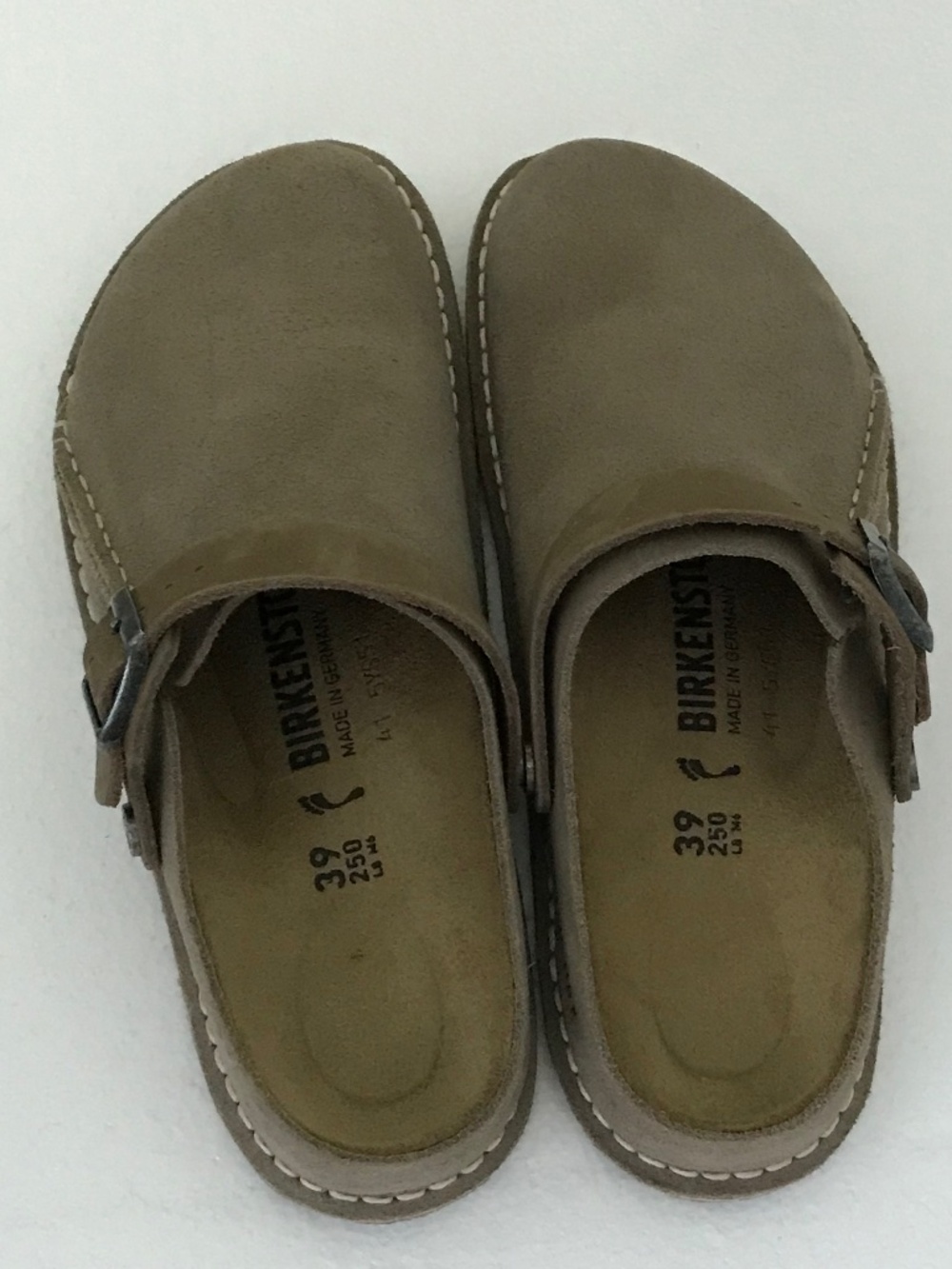 Birkenstock Lutry 365 Clog NEW Size Gray Taupe 8-8.5 /39